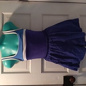 Le Cove blue womans one piece swim 🏊‍♀️ bathing suit  10 vintage